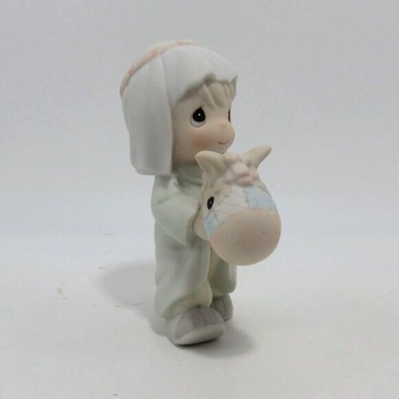 PRECIOUS MOMENTS "Making A Trail To Bethlehem" Porcelain Figurine Boxed 1995 - Picture 4 of 10